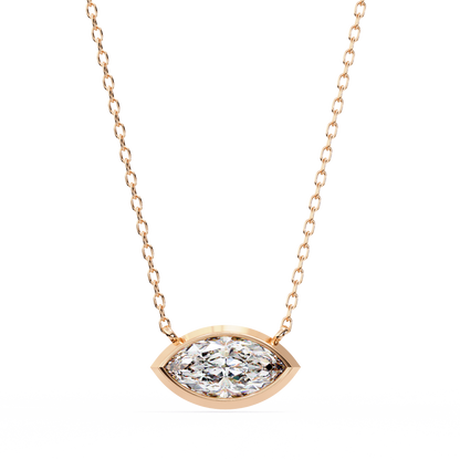 Serenova Grandeur Marquise Solitaire Pendant