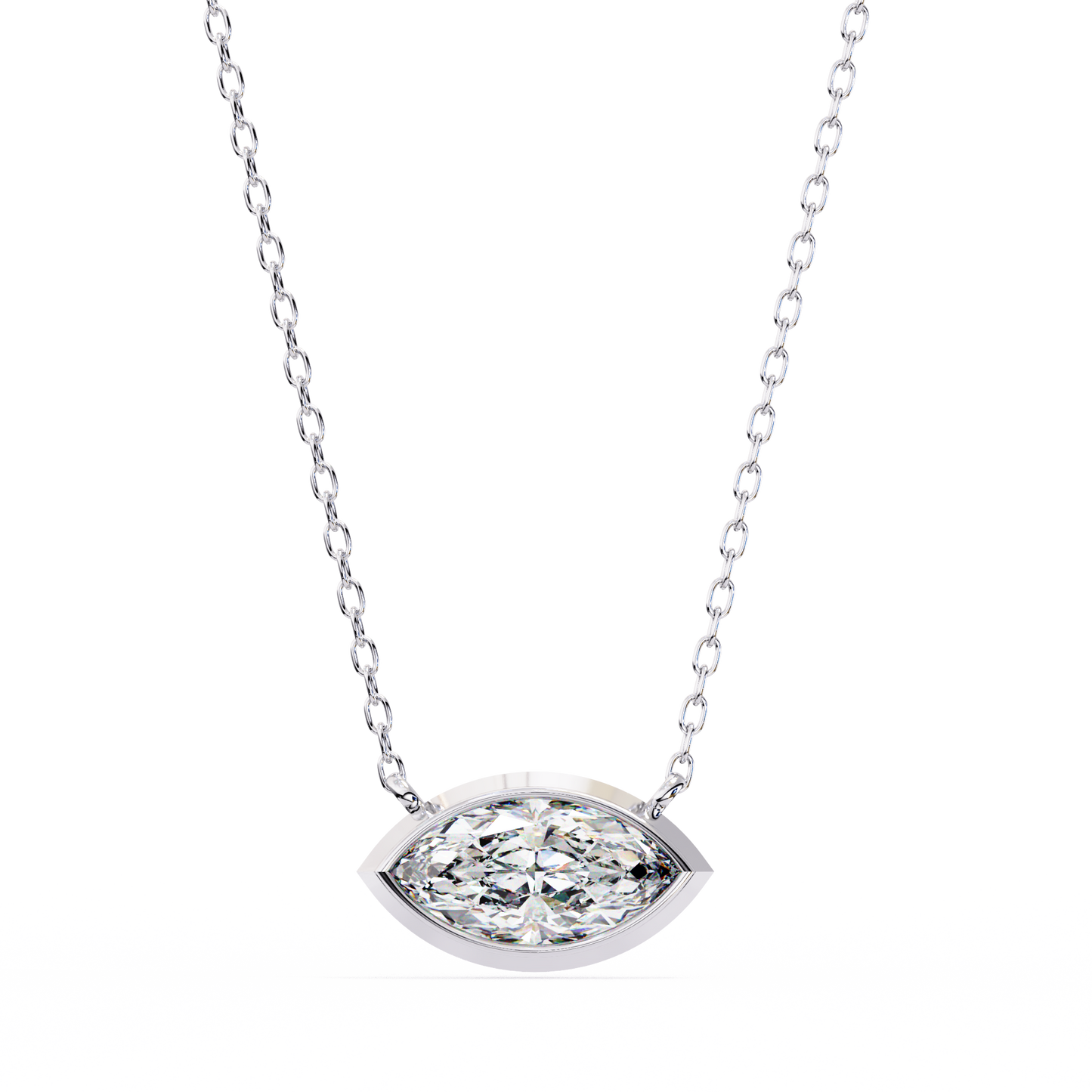 Serenova Grandeur Marquise Solitaire Pendant