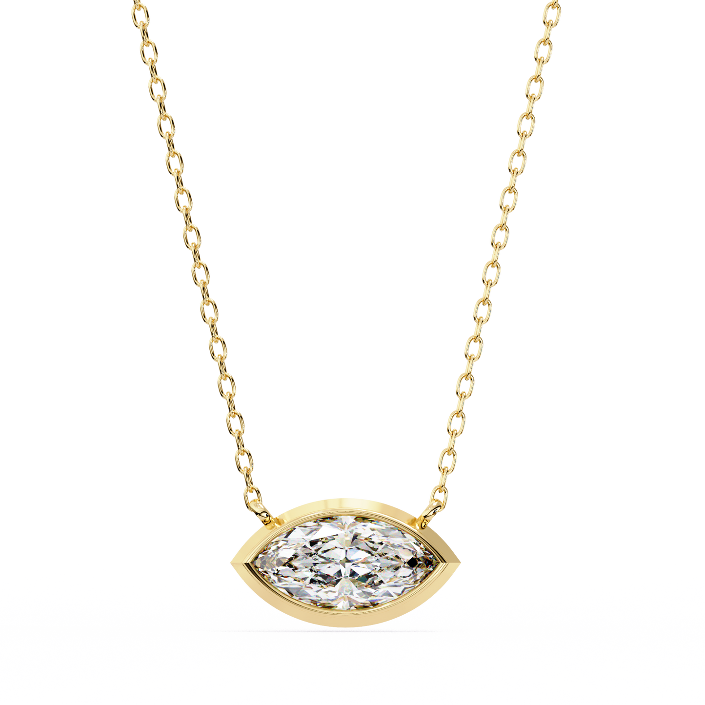 Serenova Grandeur Marquise Solitaire Pendant