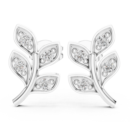 Flora Glint Diamond Earrings