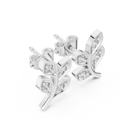 Flora Glint Diamond Earrings