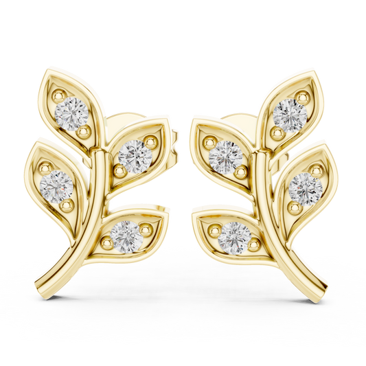 Flora Glint Diamond Earrings
