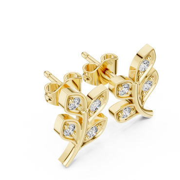Flora Glint Diamond Earrings