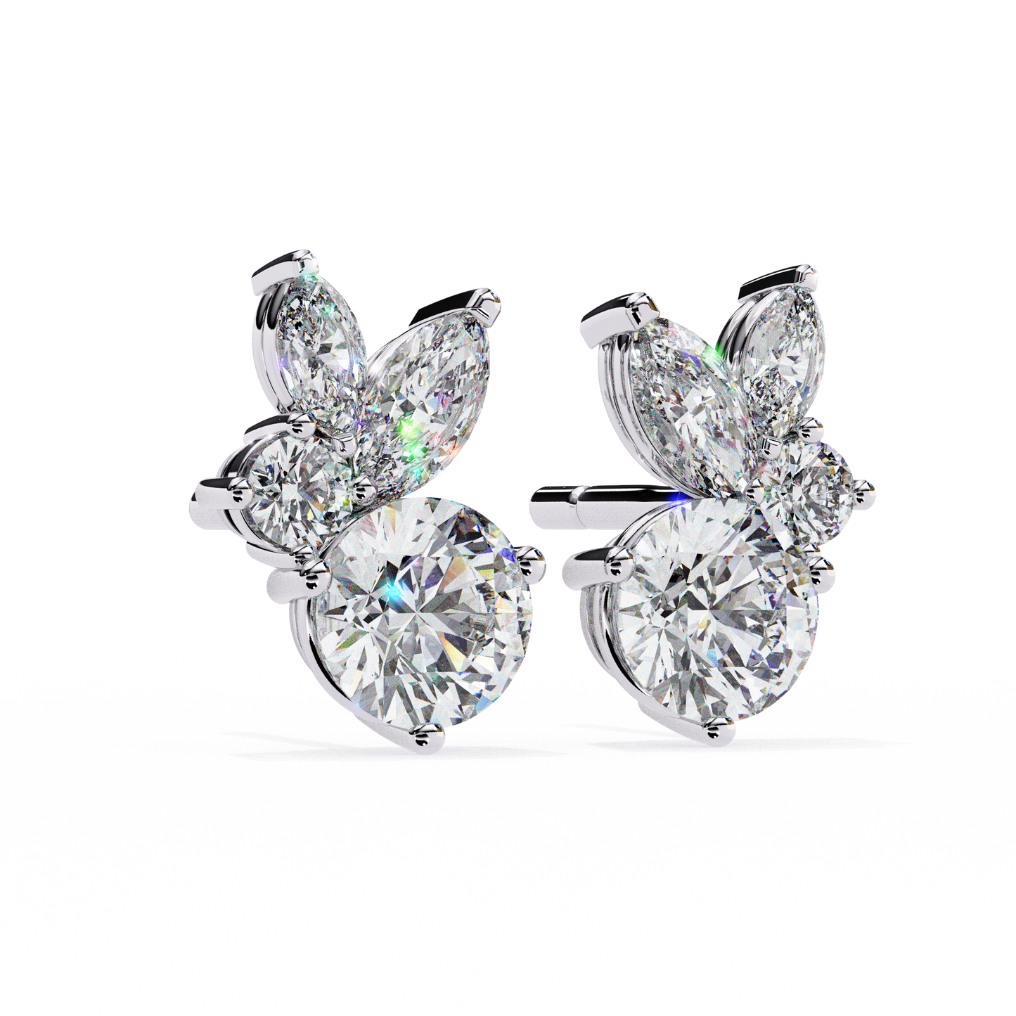 Grazia Fluida Diamond Studs