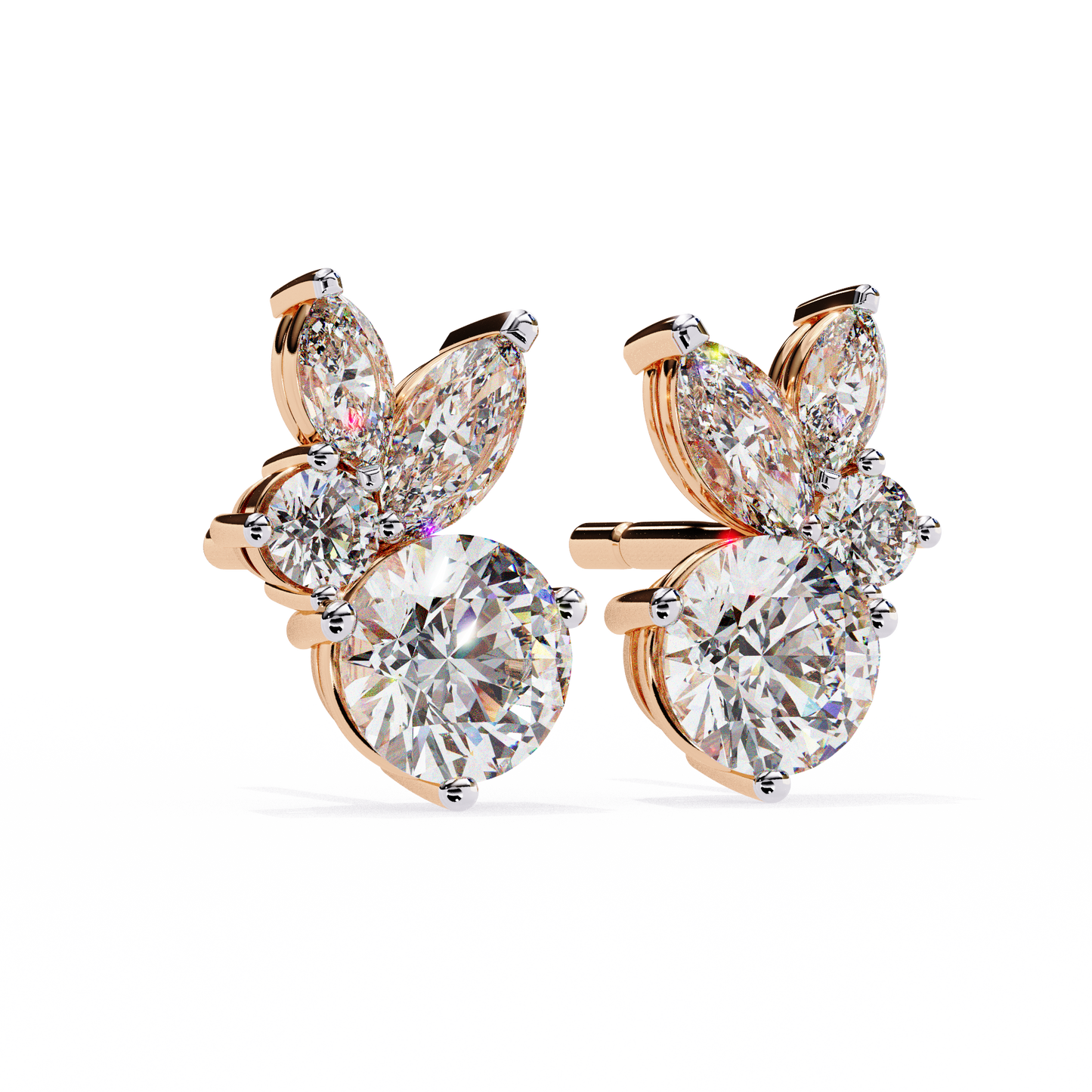Grazia Fluida Diamond Studs