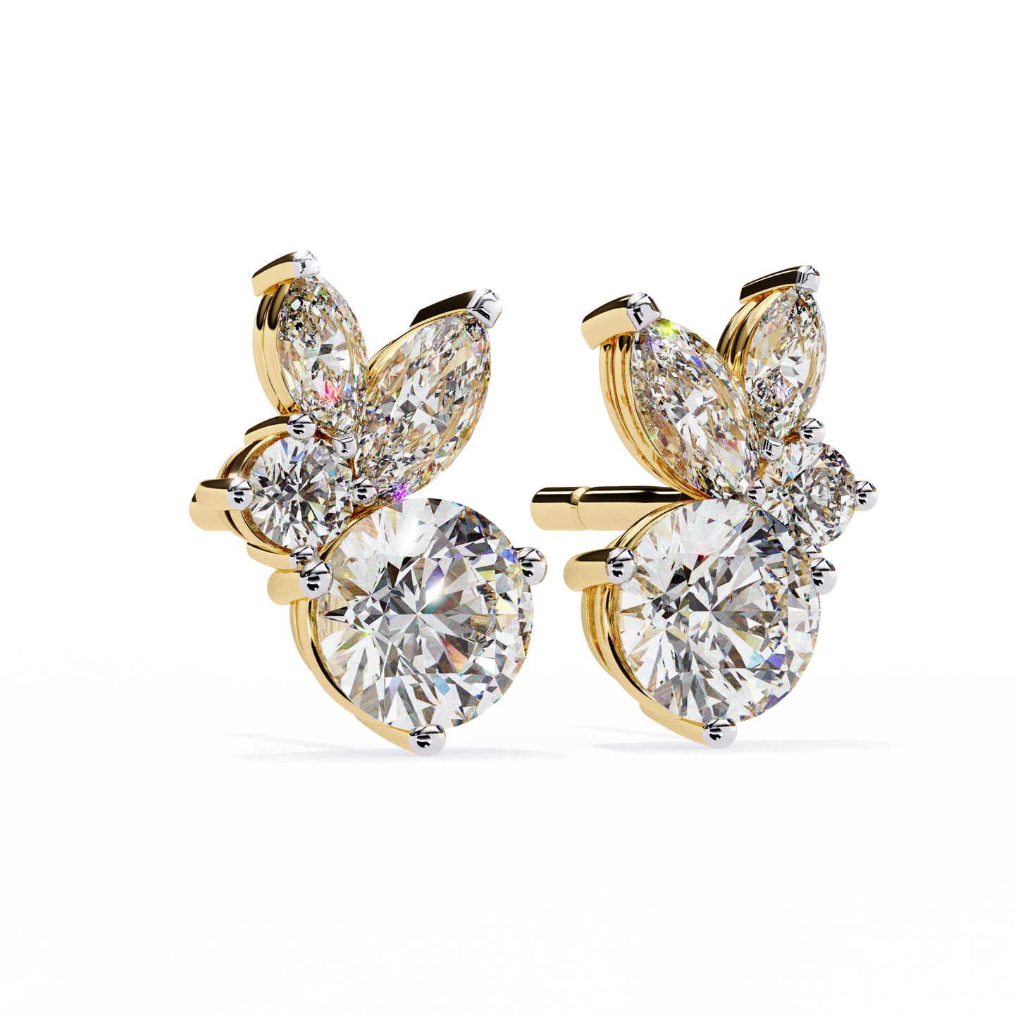 Grazia Fluida Diamond Studs