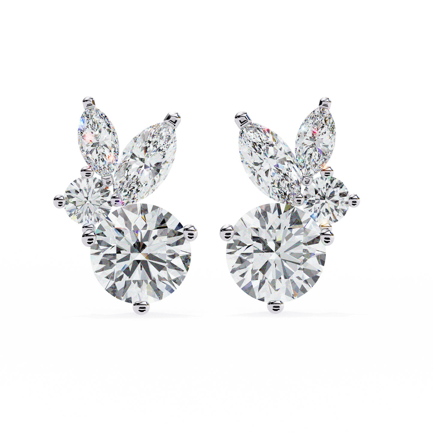 Grazia Fluida Diamond Studs