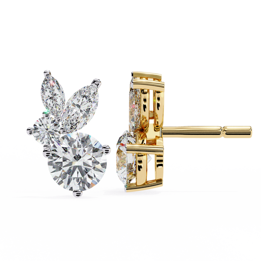 Grazia Fluida Diamond Studs