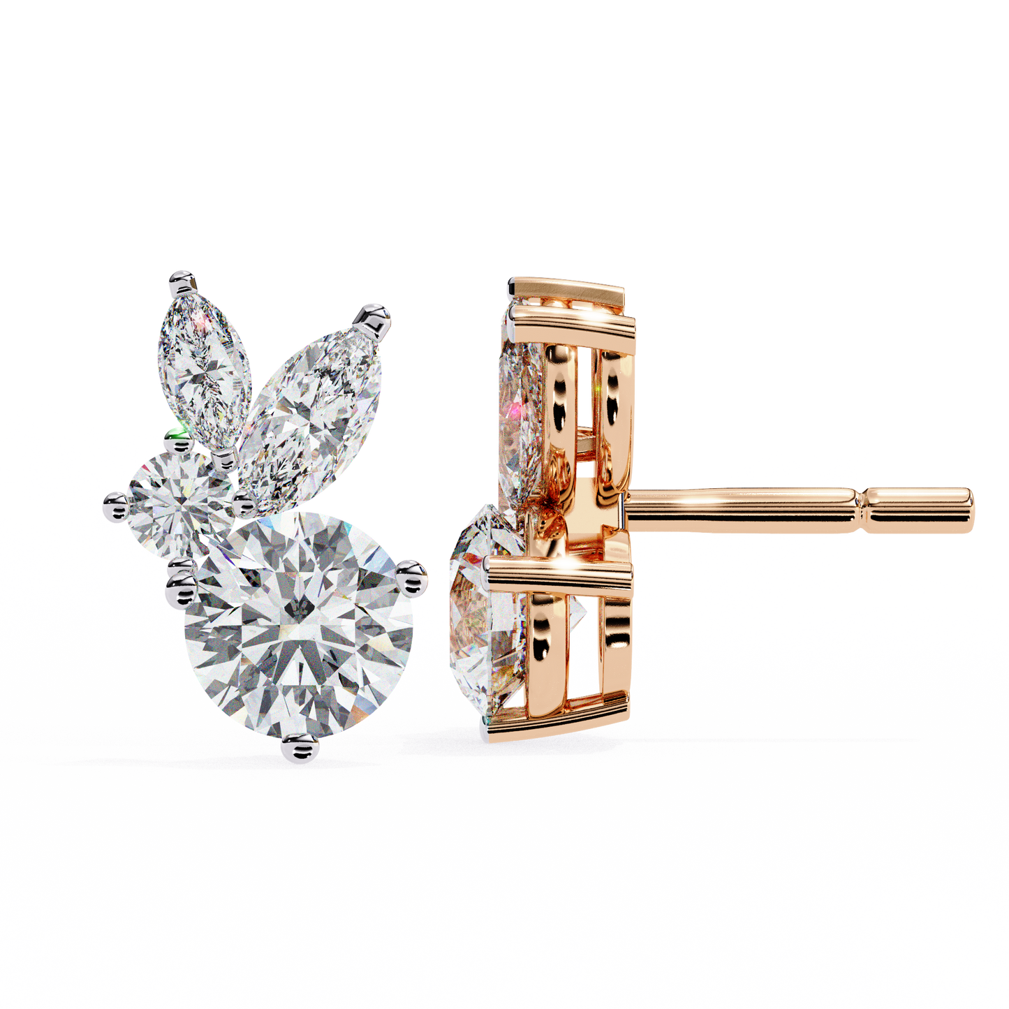 Grazia Fluida Diamond Studs
