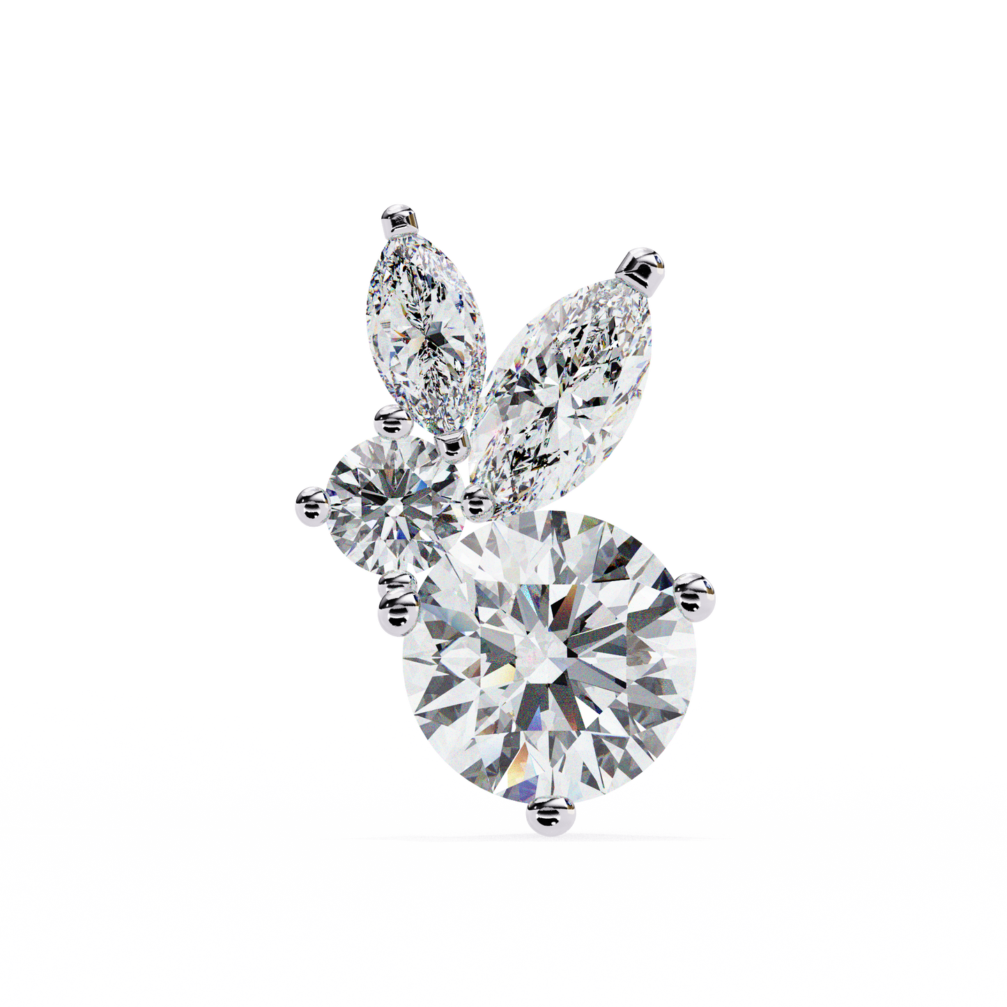 Grazia Fluida Diamond Studs