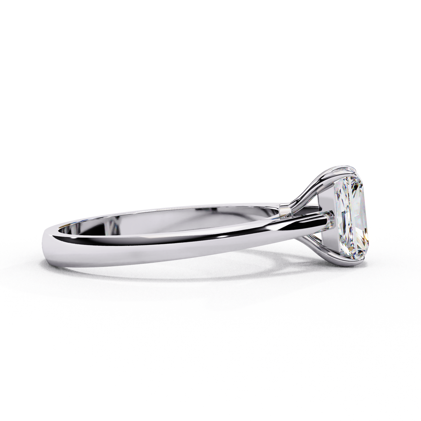 Velluta Sorella Radiant Solitaire Ring