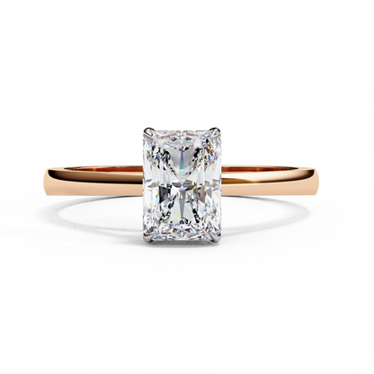 Velluta Sorella Radiant Solitaire Ring