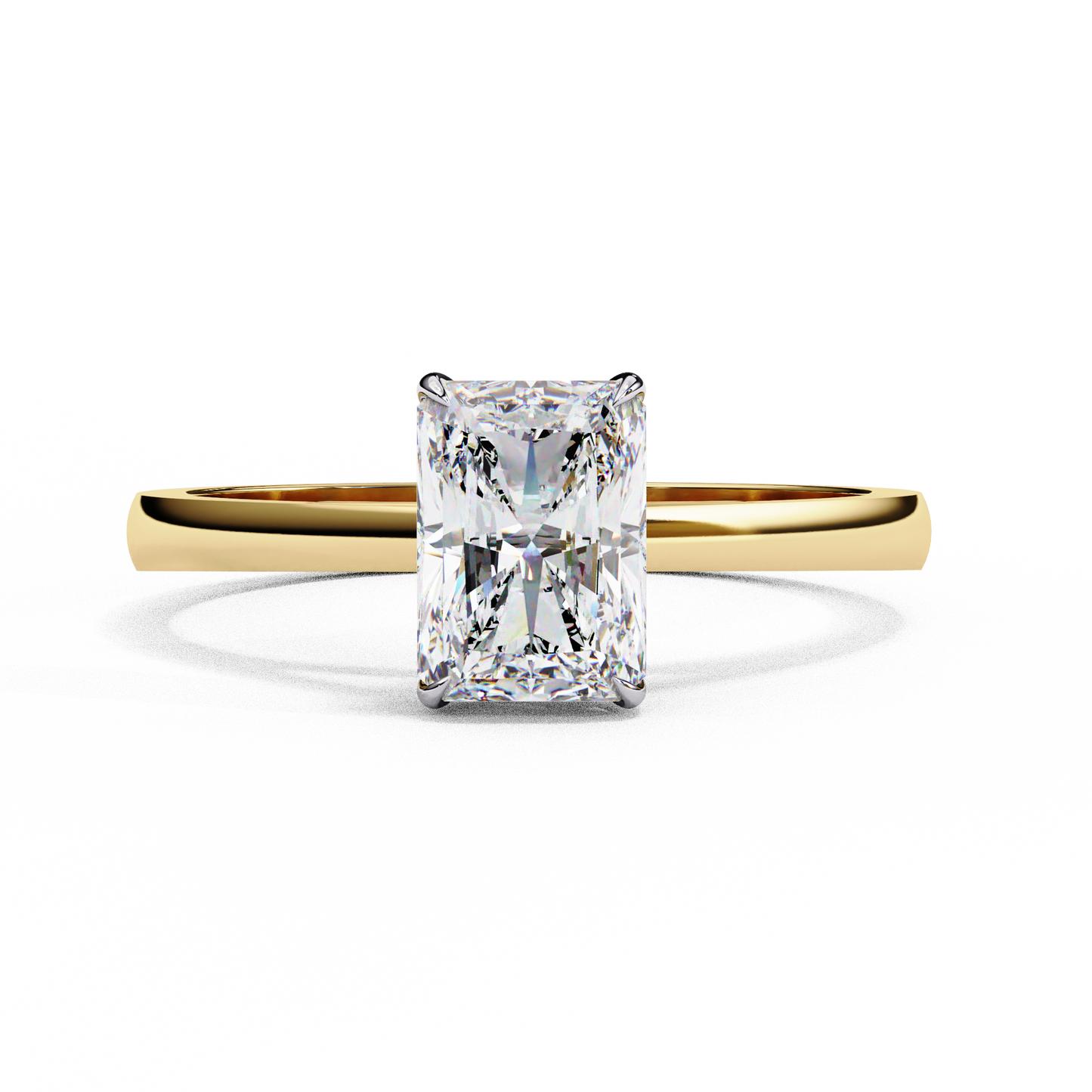 Velluta Sorella Radiant Solitaire Ring