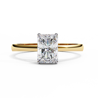 Velluta Sorella Radiant Solitaire Ring