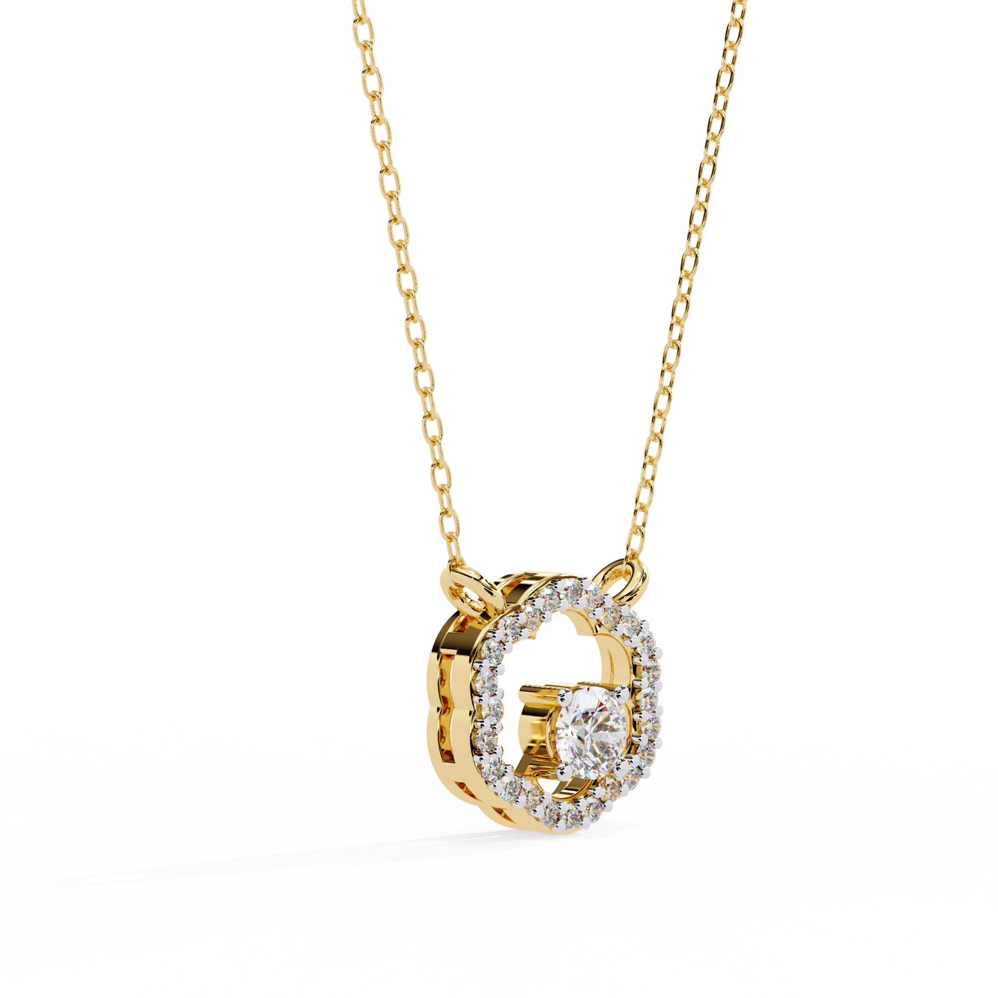 Lucinda Floret Diamond Pendant