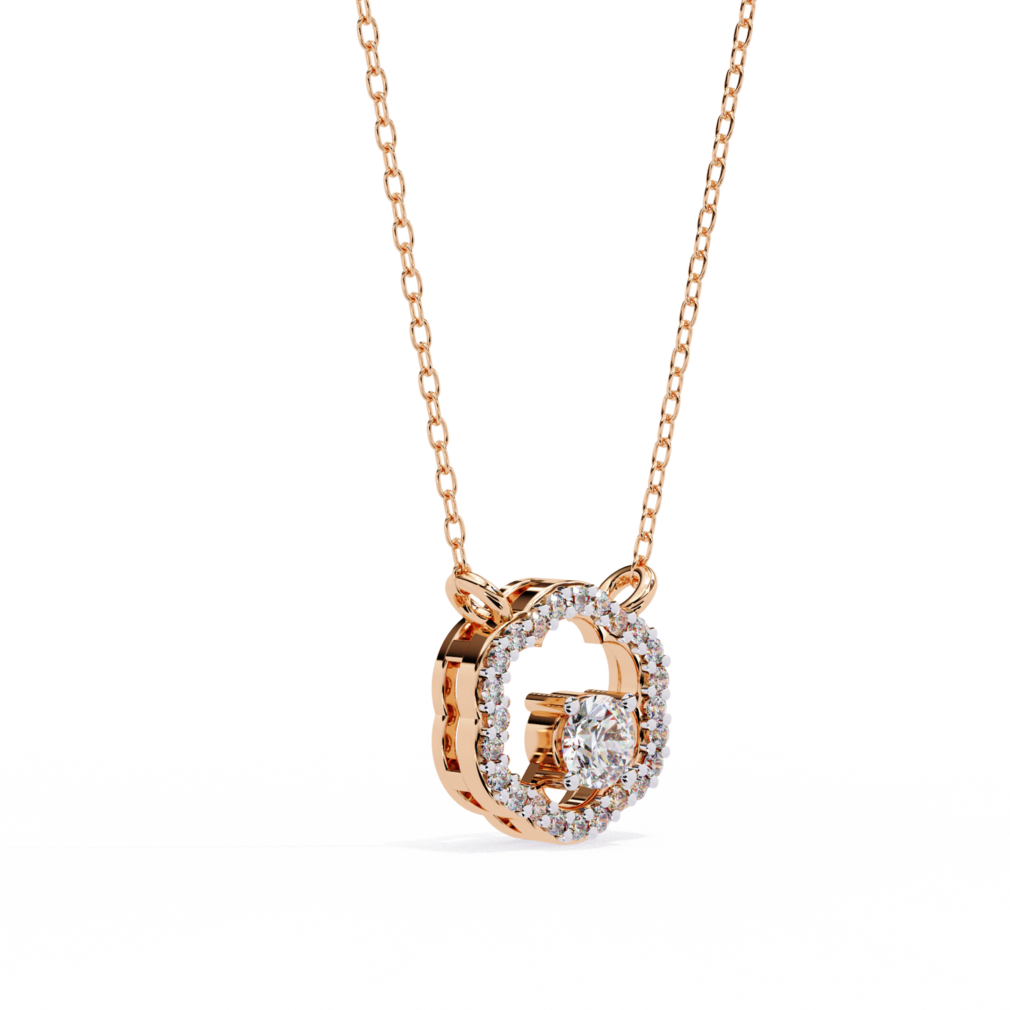 Lucinda Floret Diamond Pendant