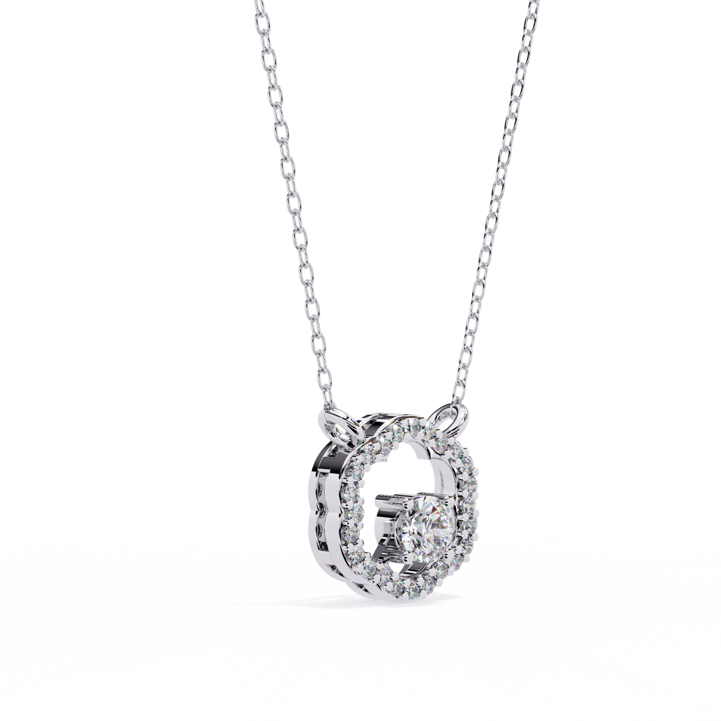 Lucinda Floret Diamond Pendant
