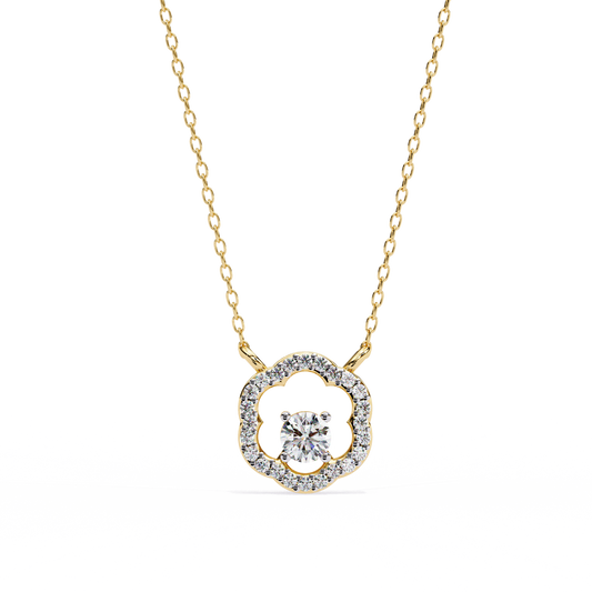 Lucinda Floret Diamond Pendant