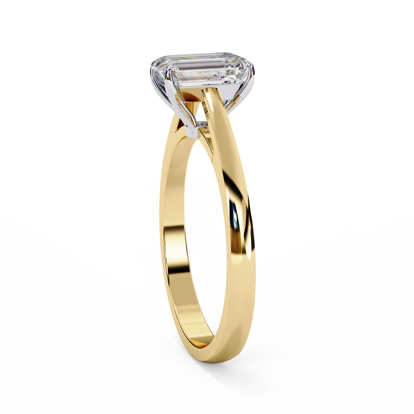 Velluta Sorella Radiant Solitaire Ring