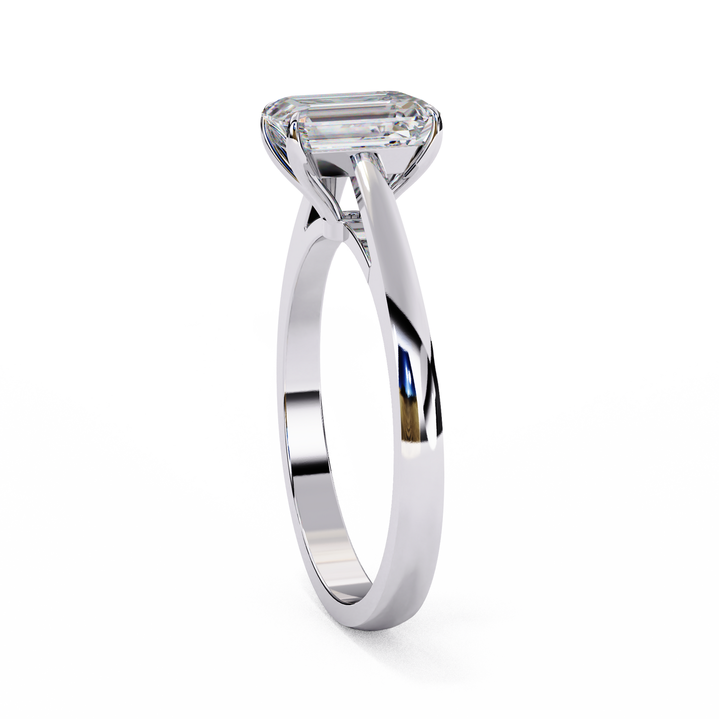 Velluta Sorella Radiant Solitaire Ring