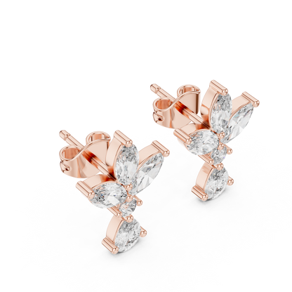 Petal Dusk Diamond Earrings