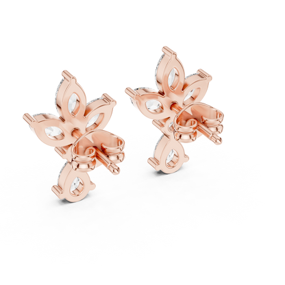 Petal Dusk Diamond Earrings