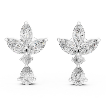Petal Dusk Diamond Earrings