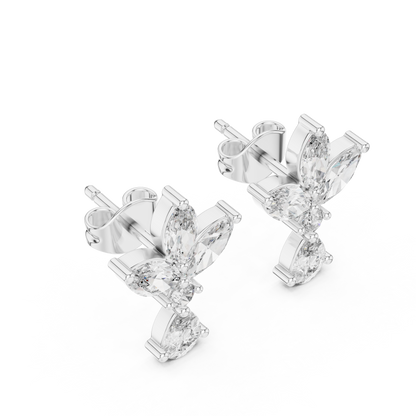 Petal Dusk Diamond Earrings