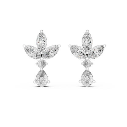 Petal Dusk Diamond Earrings