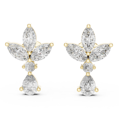 Petal Dusk Diamond Earrings