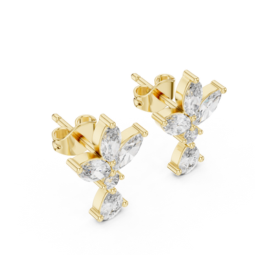 Petal Dusk Diamond Earrings