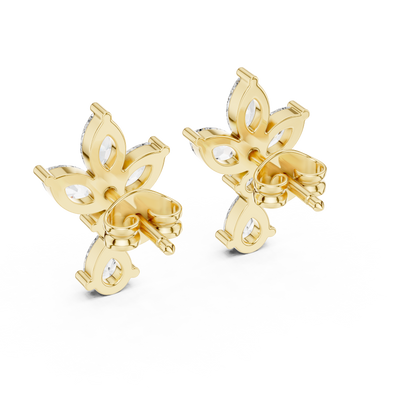 Petal Dusk Diamond Earrings