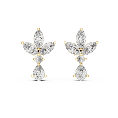 Petal Dusk Diamond Earrings
