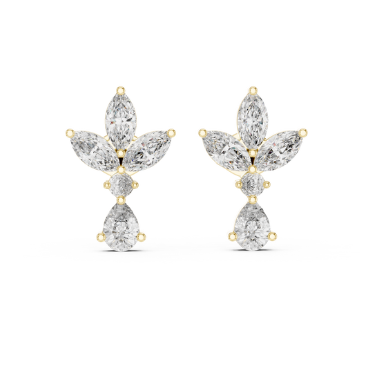Petal Dusk Diamond Earrings