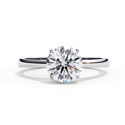 Aurelle Classique Round Solitaire Ring
