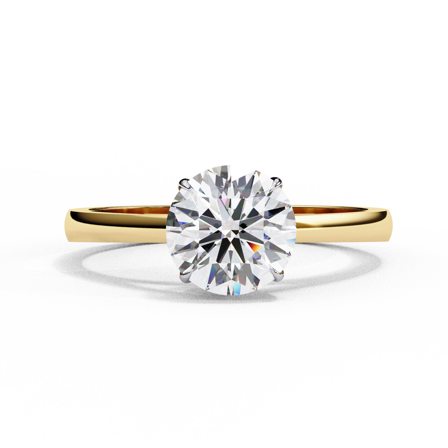 Aurelle Classique Round Solitaire Ring