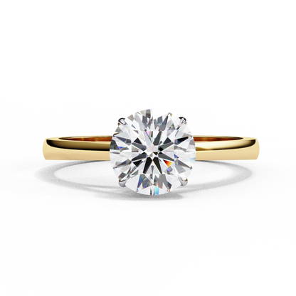 Aurelle Classique Round Solitaire Ring