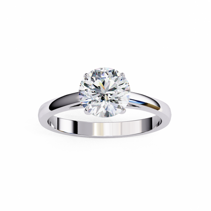 Aurelle Classique Round Solitaire Ring