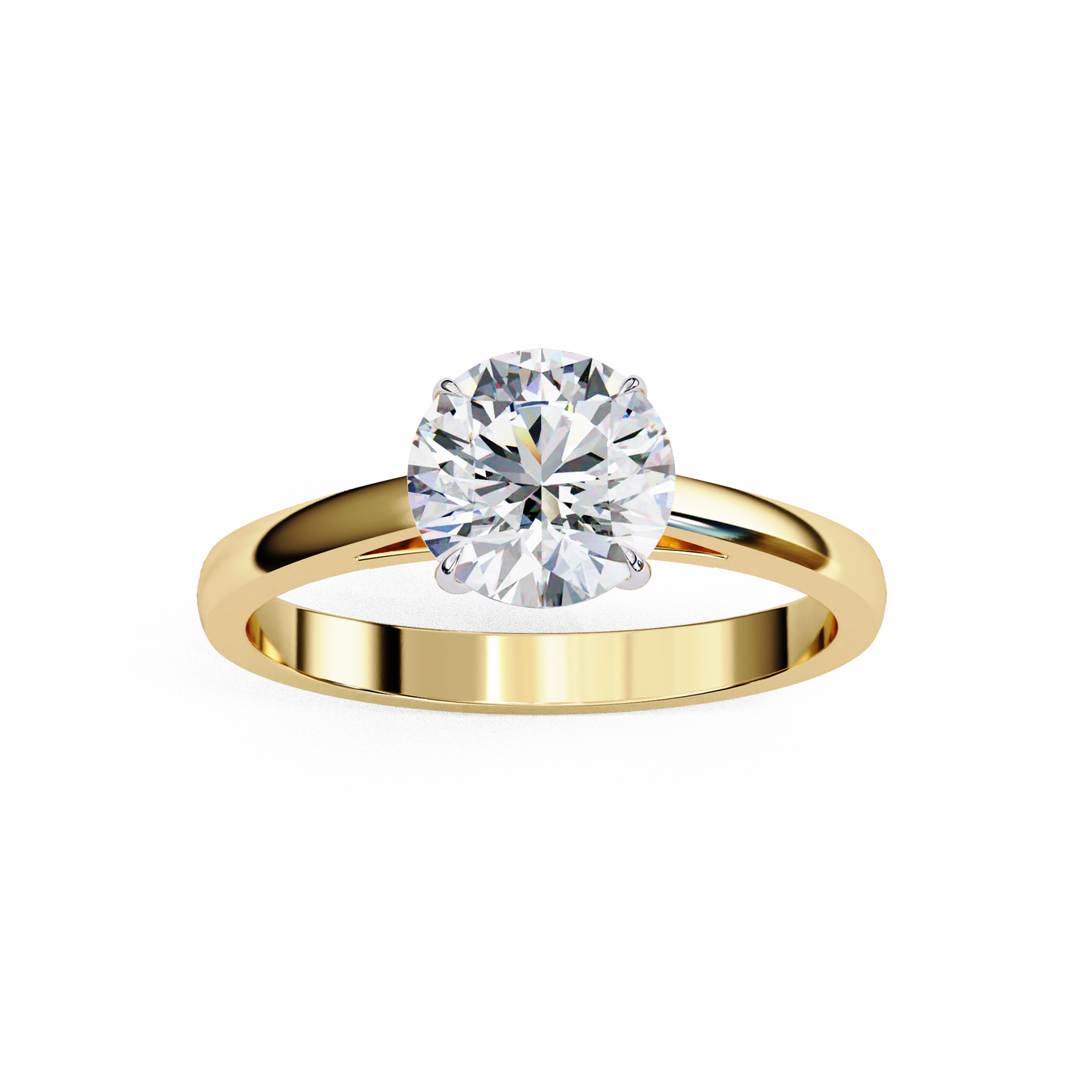 Aurelle Classique Round Solitaire Ring