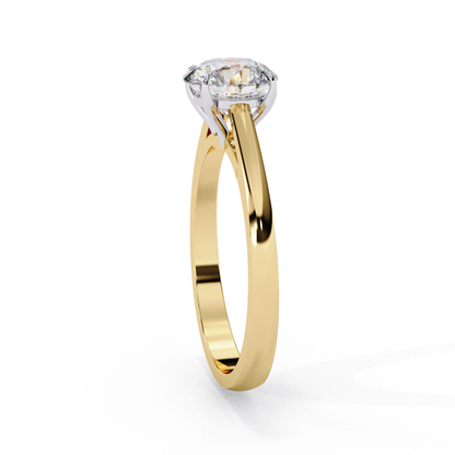 Aurelle Classique Round Solitaire Ring