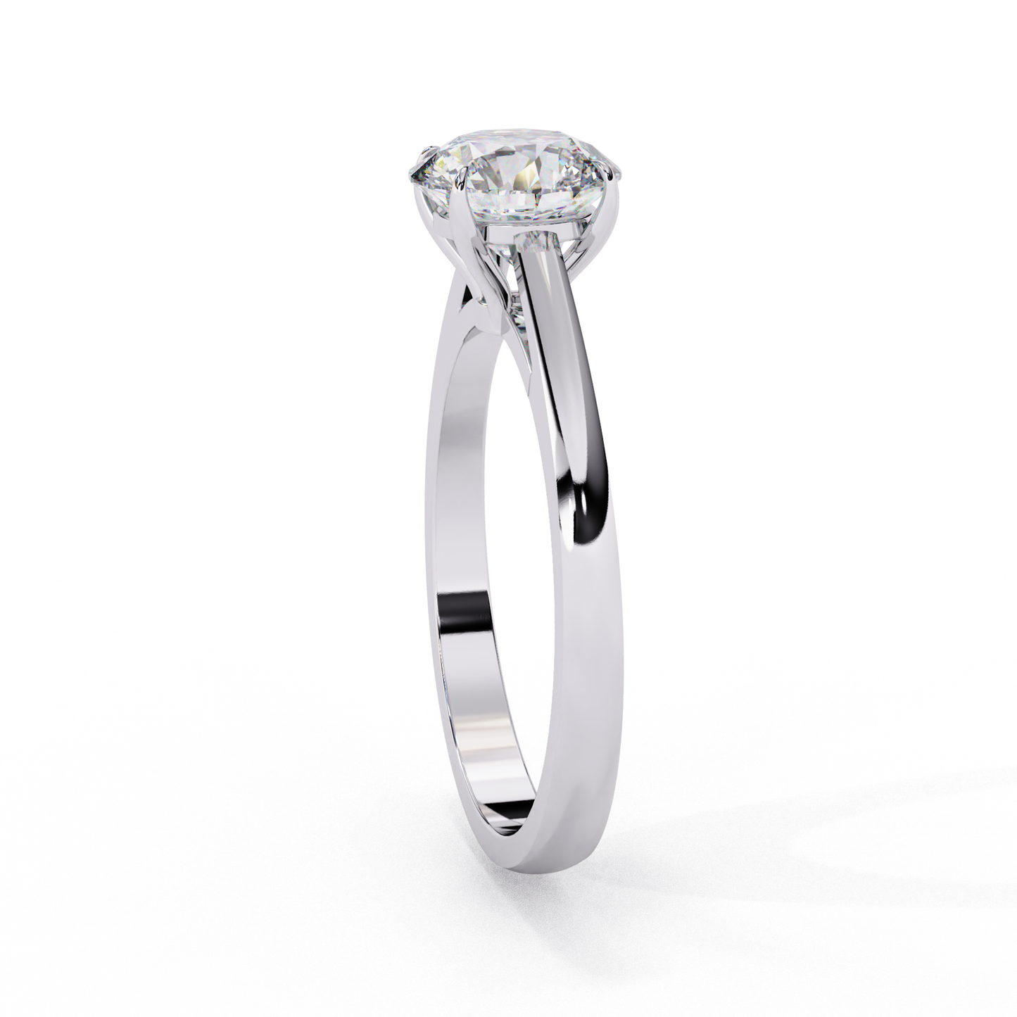 Aurelle Classique Round Solitaire Ring