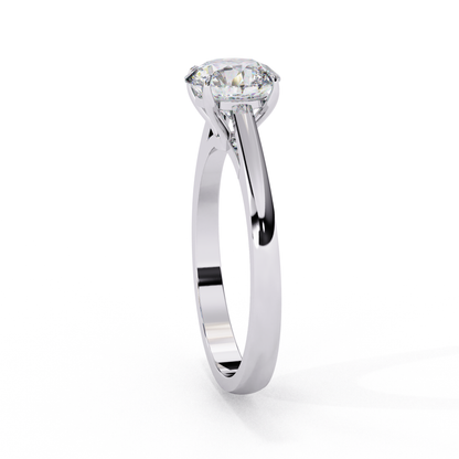 Aurelle Classique Round Solitaire Ring