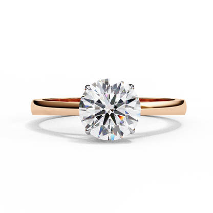 Aurelle Classique Round Solitaire Ring