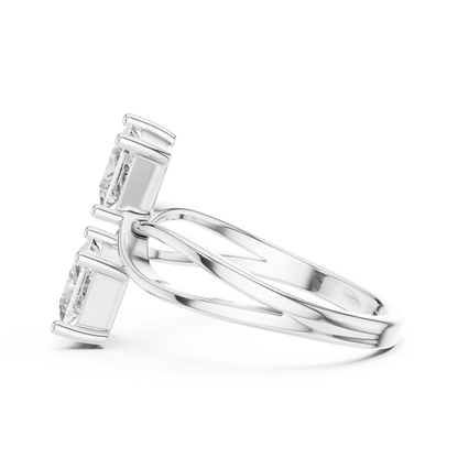 Duoré Dual Solitaire Ring