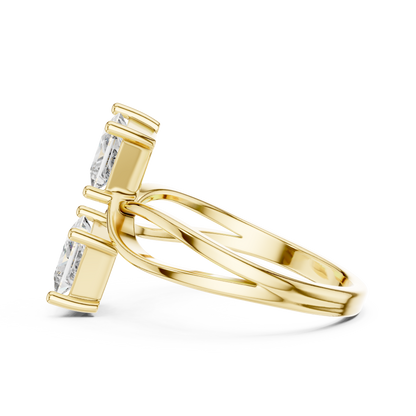 Duoré Dual Solitaire Ring