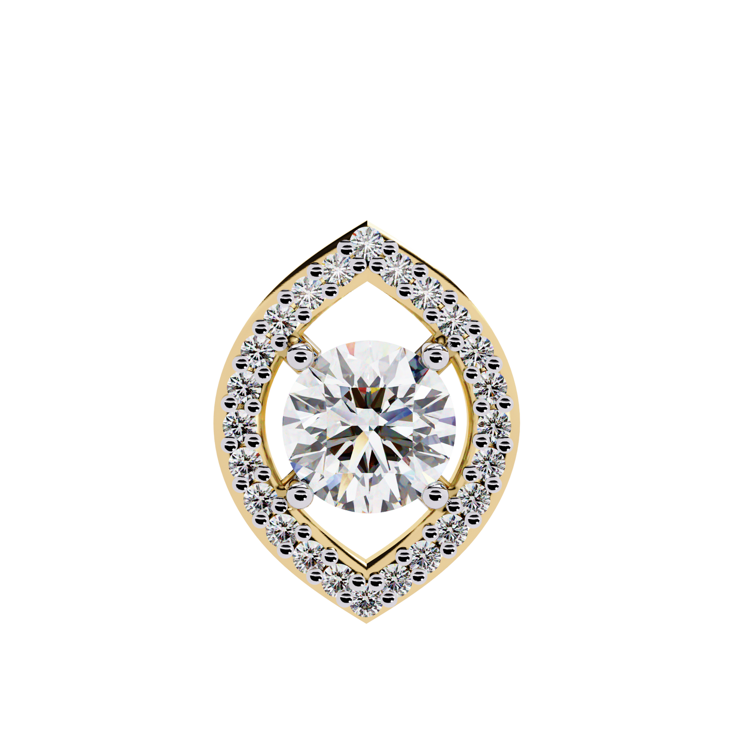 Floriane D’Or Diamond Pendant