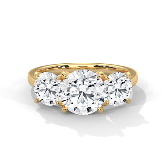 Eternal Ember Round Solitaire Ring