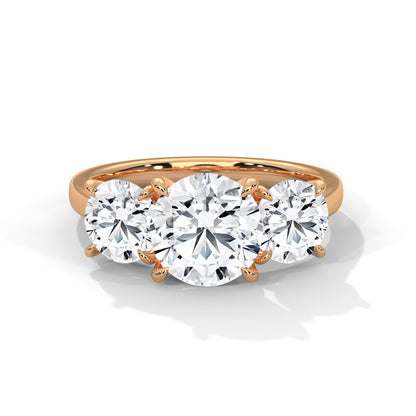 Eternal Ember Round Solitaire Ring