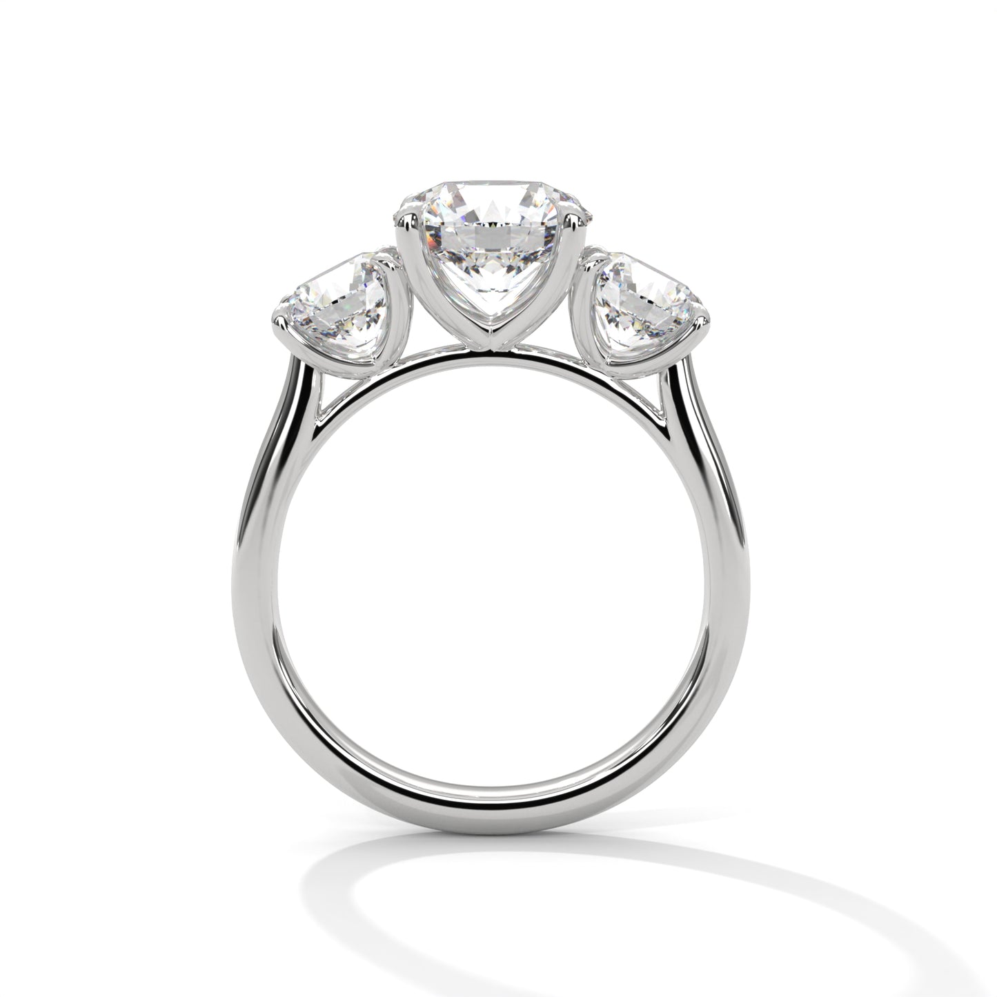 Eternal Ember Round Solitaire Ring