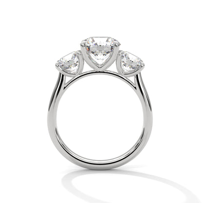 Eternal Ember Round Solitaire Ring